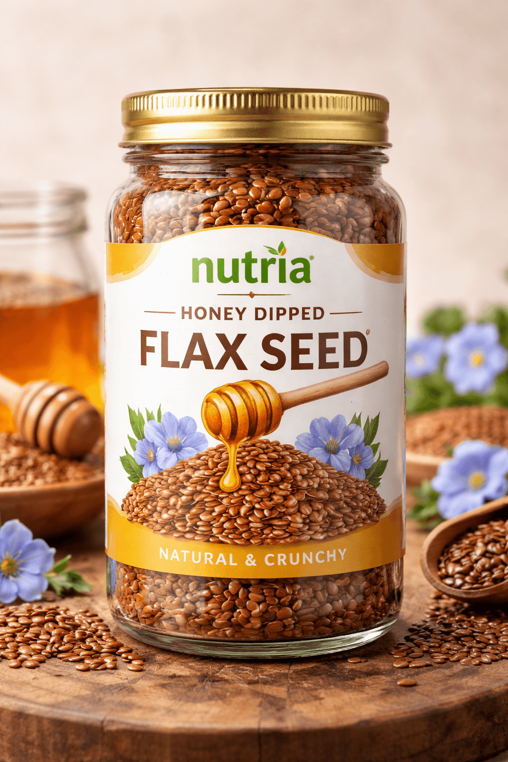 Honey Dipped Flax Seeds