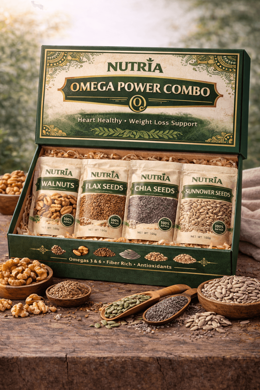 Omega-3 Rich Nut & Seed Combo
